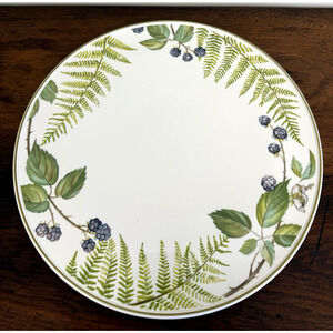 Vintage Villeroy & Boch Forsa Fern Blackberry Platter Germany 12.875" Dia